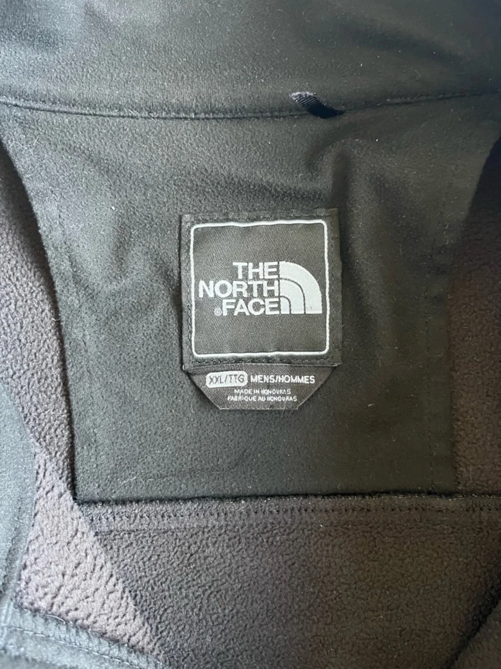 The North Face Men's Dark black Zip-Front Softshell Jacket